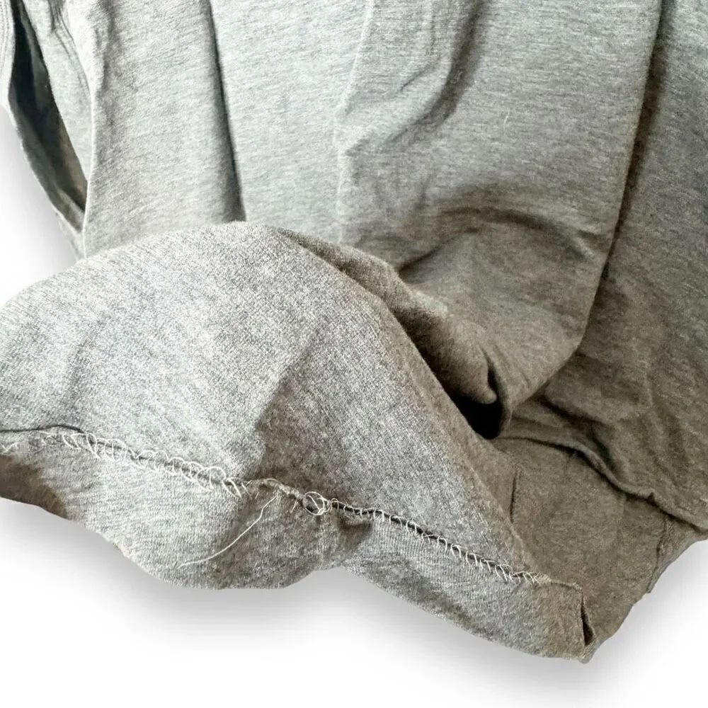 Lululemon Acadia Heathered Pitch Grey High-Low Long Sleeve T-Shirt Womens Size 6 - Picture 6 of 7